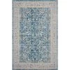 LR Resources ANTIQ81455BLM2040 Botanic Blue Dream Area Rug; Blue & Cream -Rugs&Mats Official Shop Unbeatablesale20Inc LRR4658xx650xx48e512