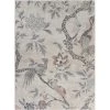 LR Resources MEADO81547WIV5272 5 ft x 2 in. x 7 ft. x 2 in. Birds of Paradise Area Rug; Ivory & Multi Color