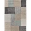 LR Resources DUNEC81663IVU5272 Block Rectangle Area Rug; Multi Color -Rugs&Mats Official Shop Unbeatablesale20Inc LRR5228xx650xxf47915