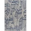 LR Resources SANIB81646NVG5373 Fallen Leaves Indoor & Outdoor Rectangle Area Rug; Navy -Rugs&Mats Official Shop Unbeatablesale20Inc LRR5250xx650xxbb2abc