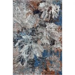LR Resources REVOL81803BGR5376 Americana Dreams Abstract Revolution Rectangle Area Rug