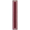 Madison Industries FLO-20X120-BU 20 x 120 in. Floral Border Extra Long Rectangle Runner Rug - Burgundy -Rugs&Mats Official Shop Unbeatablesale20Inc MDSNN459xx650xxc36fc8