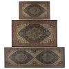 Madison Industries CAIRO-3PC Cairo Floral Border Extra Long Rectangle Runner Rug Set - 3 Piece -Rugs&Mats Official Shop Unbeatablesale20Inc MDSNN479xx650xx9f8f99