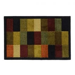 Madison Industries COLBL-20X30 20 x 30 in. Color Blocks Accent Rug; Multi-Color