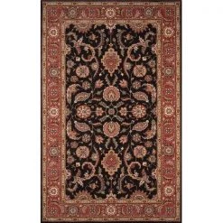 Momeni PERGAPG-07SAL2618 Salmon Persian Garden Rug; 2 ft. 6 in. x 1 ft. 8 in.