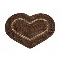 Designs-Done-Right Braided Heart Rug