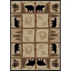 Mayberry Rug HS7472 5X8 5 ft. 3 in. x 7 ft. 3 in. Hearthside Toccoa Area Rug; Multi Color