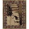 Mayberry Rug AD8001 5X8 5 ft. 3 in. x 7 ft. 3 in. American Destination Deer River Area Rug -Rugs&Mats Official Shop Unbeatablesale20Inc MYBR2238xx650xxe1835b