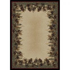 Mayberry Rug AD3823 8X10 7 ft. 10 in. x 9 ft. 10 in. American Destination Mount Le Conte Area Rug; Multi Color