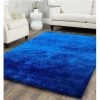 Amazing Rugs A1012-57 5 x 7 ft. Fuzzy Shaggy Hand Tufted Area Rug in Electro Blue -Rugs&Mats Official Shop Unbeatablesale20Inc MZNG1044xx650xx7700bb
