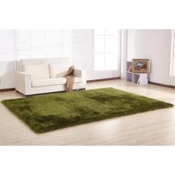 Amazing Rugs NS2007-811 8 x 11 ft. Chubby Shaggy Hand Tufted Area Rug in Green