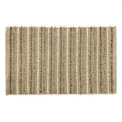 Nedia Home 27226 18 x 30 in. Cotton Bud Accent Rug; Tan