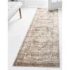 Unique Loom 3134072 2 ft. x 6 ft. 7 in. Salle Garnier Sofia Runner Rug; Light Brown -Rugs&Mats Official Shop Unbeatablesale20Inc NQLM4537xx650xx6dcedc