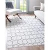 Unique Loom 3148906 6 x 9 ft. Matrix Trellis Tile Rectangular Rug; Ivory -Rugs&Mats Official Shop Unbeatablesale20Inc NQLM6260xx650xxd38d5e