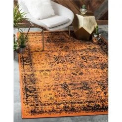 Unique Loom 3134630 4 x 6 ft. Imperial Bosphorus Rectangular Rug; Terracotta