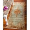 Unique Loom 3144448 2 ft. 2 in. x 6 ft. Brook Dorchester Runner Rug; Light Green -Rugs&Mats Official Shop Unbeatablesale20Inc NQLM8006xx650xx2f2f64