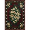 United Weavers 940 37034 24 1 ft. 10 in. x 3 ft. Manhattan Magnolia Accent Rug; Burgundy -Rugs&Mats Official Shop Unbeatablesale20Inc NTDWV1014xx650xx1717a1