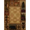 United Weavers 750 05117 58 5 ft. 3 in. x 7 ft. 2 in. Affinity Mountain Lake Area Rug; Natural -Rugs&Mats Official Shop Unbeatablesale20Inc NTDWV1086xx650xx026850
