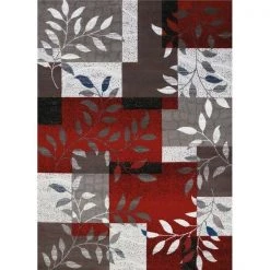 United Weavers 710 00831 912 7 ft. 10 in. x 10 ft. 6 in. Studio Sapphire Oversize Rug; Scarlet