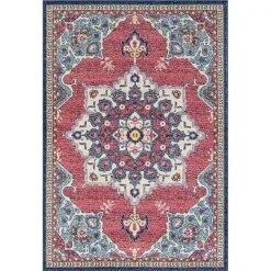 United Weavers 713 20768 88R 7 ft. 10 in. RD Abigail Valentina Round Rug; Midnight Blue