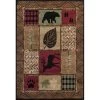 United Weavers 712 30375 58 5 ft. 3 in. x 7 ft. 2 in. Woodside Hunters Patchwork Area Rug; Multicolor -Rugs&Mats Official Shop Unbeatablesale20Inc NTDWV1720xx650xx8fee02