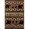 United Weavers 712 30850 58 5 ft. 3 in. x 7 ft. 2 in. Woodside Bear Imprint Area Rug; Brown -Rugs&Mats Official Shop Unbeatablesale20Inc NTDWV1748xx650xx60527f
