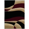 United Weavers 510 22834 69 5 ft. 3 in. x 7 ft. 6 in. Contours Avalon Area Rug; Burgundy -Rugs&Mats Official Shop Unbeatablesale20Inc NTDWV1814xx1200xx3e02ef