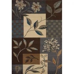 United Weavers 940 39160 24 1 ft. 10 in. x 3 ft. Manhattan Jasmine Accent Rug; Light Blue