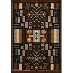 United Weavers 940 38550 24 1 ft. 10 in. x 3 ft. Manhattan Pelham Accent Rug; Brown