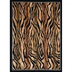 United Weavers 910 05750 58 5 ft. 3 in. x 7 ft. 2 in. Legends Safari Skin Area Rug; Multicolor