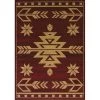 United Weavers 750 00130 24 1 ft. 10 in. x 3 ft. Affinity Teton Accent Rug; Red