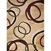 United Weavers 702 33426 69 5 ft. 3 in. x 7 ft. 6 in. Contours Cul de Sac Area Rug; Beige -Rugs&Mats Official Shop Unbeatablesale20Inc NTDWV2531xx650xx2b07f1