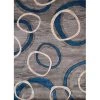 Rlm Distribution 1 ft. 10 in. x 3 ft. Contours Cul de Sac Accent Rug; Grey -Rugs&Mats Official Shop Unbeatablesale20Inc NTDWV2637xx650xx4d483d