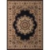 United Weavers 851 10170 912 7 ft. 10 in. x 10 ft. 6 in. Dallas Floral Kirman Oversize Rug; Black -Rugs&Mats Official Shop Unbeatablesale20Inc NTDWV2880xx650xx885909