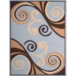 United Weavers 851 10560 24 1 ft. 11 in. x 3 ft. 3 in. Dallas Billow Accent Rug; Blue