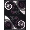 United Weavers 851 10570 28a 2 ft. 3 x 7 ft. 2 in. Dallas Billow Runner Rug; Black