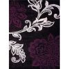 United Weavers 851 10882 912 7 ft. 10 in. x 10 ft. 6 in. Dallas Trouseau Oversize Rug; Plum