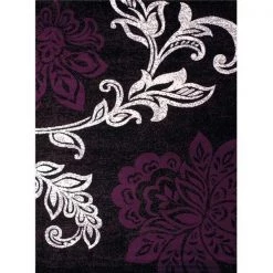 United Weavers 851 10882 912 7 ft. 10 in. x 10 ft. 6 in. Dallas Trouseau Oversize Rug; Plum
