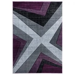 United Weavers of America 2050 10082 35C 2 ft. 7 in. x 4 ft. 2 in. Bristol Zine Plum Rectangle Rug
