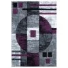 United Weavers of America 2050 10182 912 7 ft. 10 in. x 10 ft. 6 in. Bristol Epsilon Plum Rectangle Area Rug