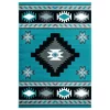 United Weavers of America 2050 10469 69 5 ft. 3 in. x 7 ft. 6 in. Bristol Caliente Turquoise Rectangle Area Rug