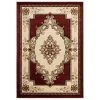 United Weavers of America 2050 10534 69 5 ft. 3 in. x 7 ft. 6 in. Bristol Fallon Burgundy Rectangle Area Rug -Rugs&Mats Official Shop Unbeatablesale20Inc NTDWV3904xx1200xx51fb62