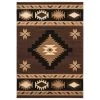 United Weavers of America 2050 10450 35C 2 ft. 7 in. x 4 ft. 2 in. Bristol Caliente Brown Rectangle Rug -Rugs&Mats Official Shop Unbeatablesale20Inc NTDWV4648xx650xxfe110d