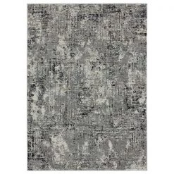 United Weavers of America 4535 10277 28E Eternity Mizar Charcoal Runner Rug; 2 ft. 7 in. x 7 ft. 4 in.
