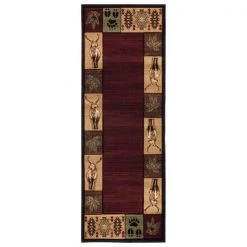 United Weavers of America 2055 41526 28C 2 ft. 7 in. x 7 ft. 4 in. Cottage Maddox Runner Rug; Beige