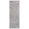 United Weavers of America 2601 10272 28E 2 ft. 7 in. x 7 ft. 2 in. Shasta Runner Rug; Gray