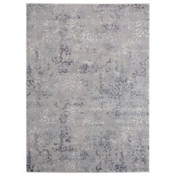 United Weavers of America 2601 10360 58 Cascades Marblemount Blue Area Rectangle Rug; 5 ft. 3 in. x 7 ft. 2 in.