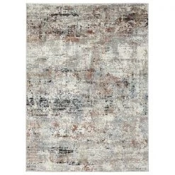 United Weavers of America 4535 10136 58 Eternity Barcelona Crimson Area Rectangle Rug; 5 ft. 3 in. x 7 ft. 2 in.