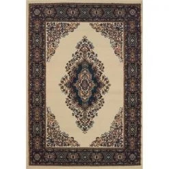 United Weavers 940 35334 46 3 ft. 11 in. x 5 ft. 3 in. Manhattan Cathedral Accent Rug; Burgundy