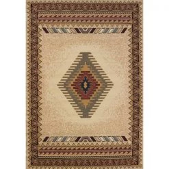 United Weavers 940 27034 912 7 ft. 10 in. x 10 ft. 6 in. Manhattan Tucson Oversize Rug; Burgundy